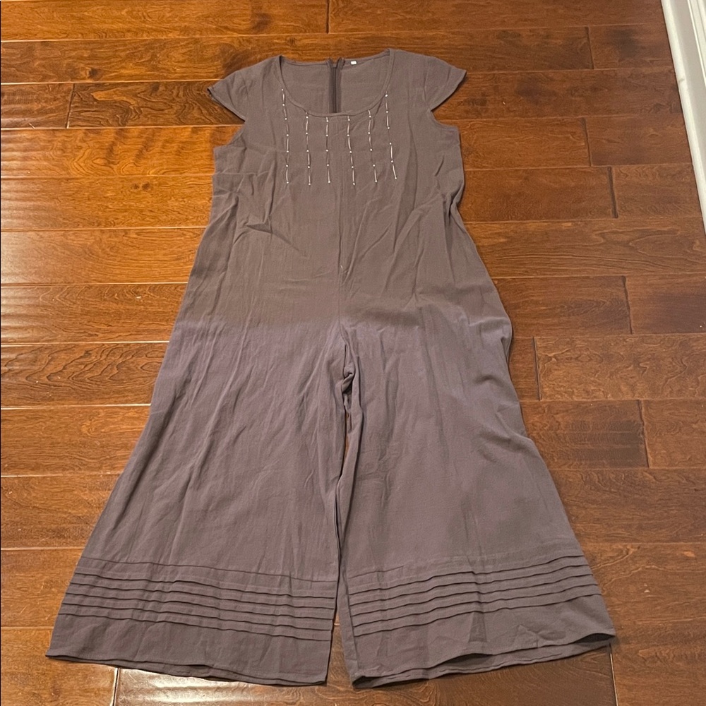Elegant Gray Women's Jumpsuit